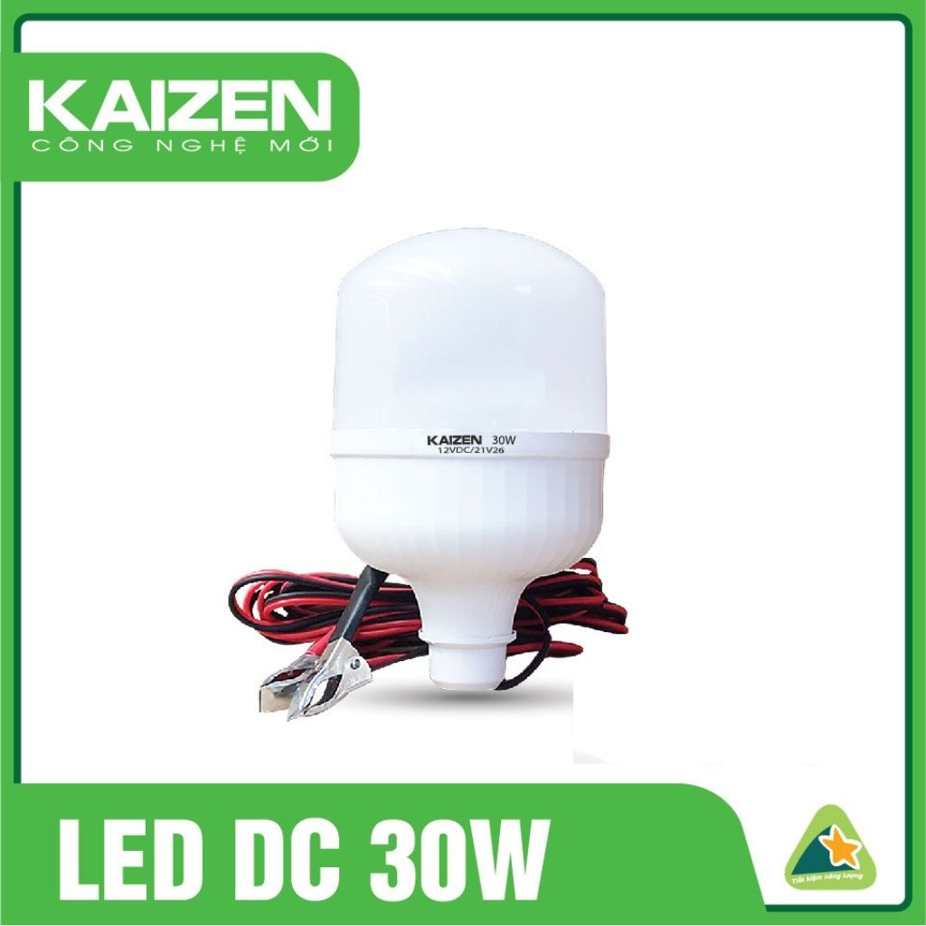 Bóng Led Trụ DC KAIZEN Thiết Kế Dáng Trụ Cho Ánh Sáng Chất Lượng Cao, Tiết Kiệm Điện Năng