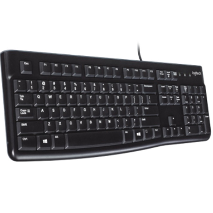 Bàn phím máy tính Coputa Bàn bàn phím Logitech văn phòng chơi game có dây K120 Chính hãng