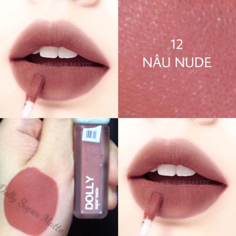 [Nâu nude] Son Dolly super matte hot trend 2021 | BigBuy360 - bigbuy360.vn