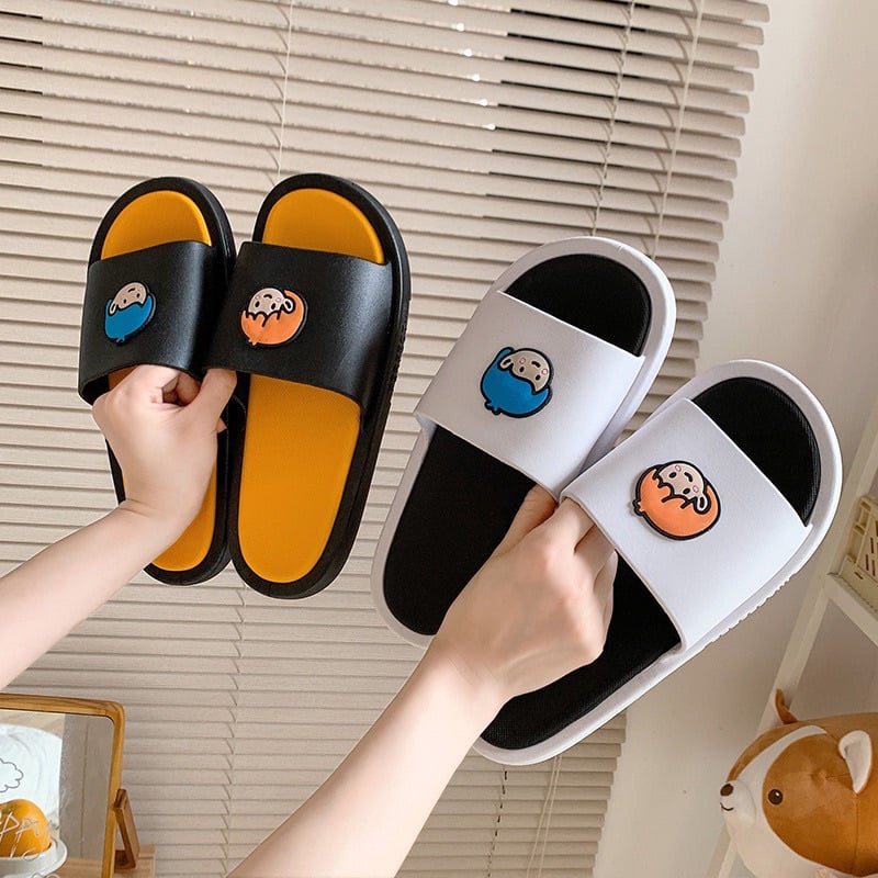 🔥HÀNG SIÊU CẤP🔥Dép nam nữ, Dép bánh mỳ đúc cao su non nguyên khối siêu bền họa tiết khủng long cute