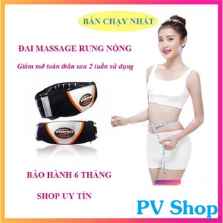 Đai rung nóng Vibro Shape - Máy massage giảm mỡ bụng, đùi, mông hiệu quả ngay tại nhà