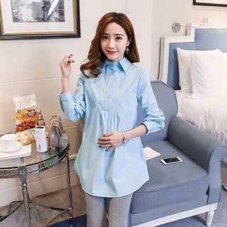 Áo bầu sơ mi DÀI TAY A14