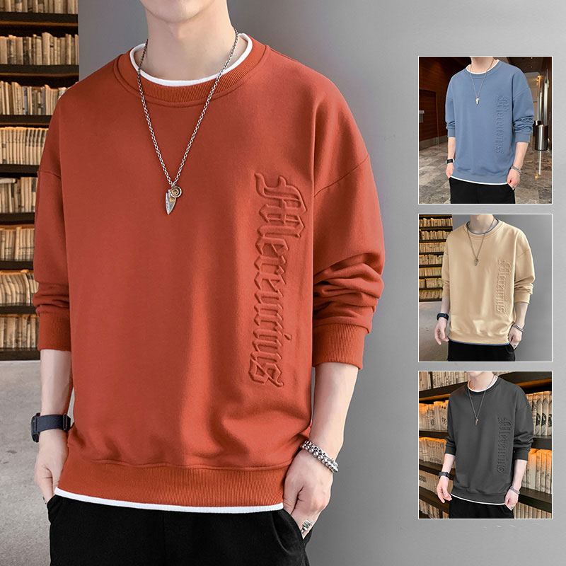 MỚI Áo sweater cổ tròn dài tay thời trang dành cho nam