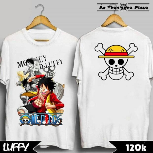 ⚡️THANH LÝ⚡️2 Mẫu Áo Thun In Hình Monkey D. Luffy 2 Mặt "Cực Đẹp, Cực Ngầu" - Áo Thun One Piece
