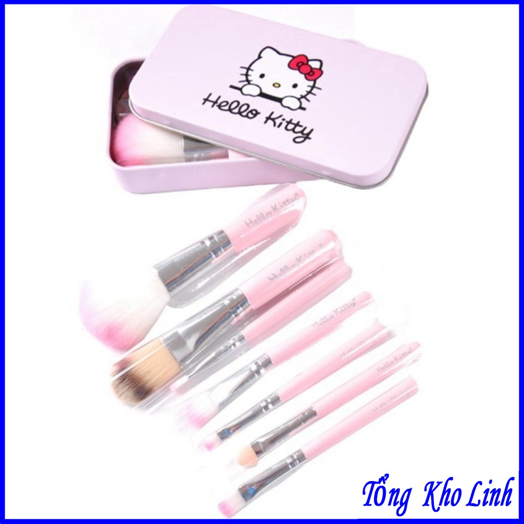 Bộ cọ trang điểm mini Hello Kitty 7 cây