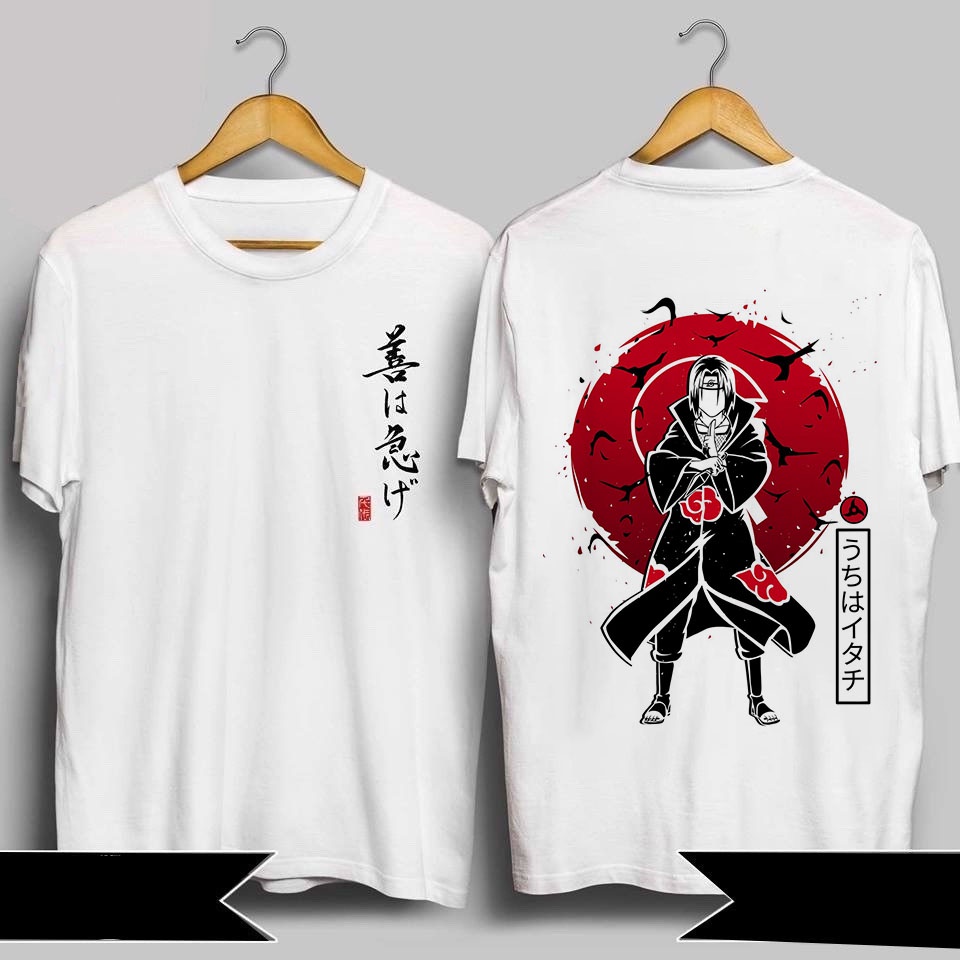 Áo thun Naruto Itachi Uchiha - BST Áo thun in hình Itachi Naruto Sasuke Kakashi siêu chất | BigBuy360 - bigbuy360.vn