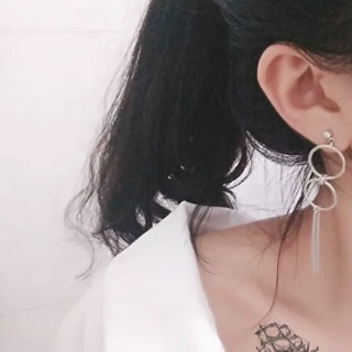 Khuyên tai xích phong cách ulzzang cá tính/ ynh.accessories