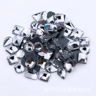 [Hàng mới về] Set 100 phụ kiện đá đính móng ánh pha lê lấp lánh thủ công làm đẹp cho nữ
