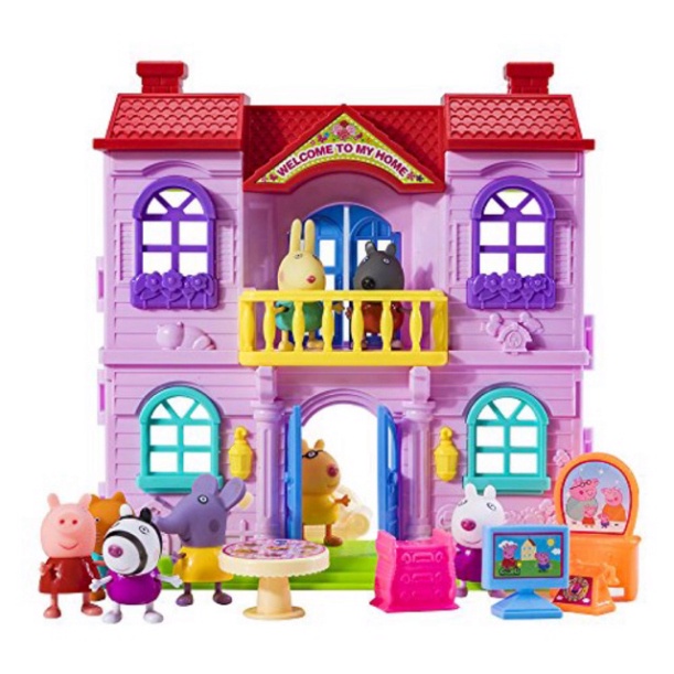 Đồ chơi ngôi nhà heo Peppa Pig, gia đình Heo Peppa
