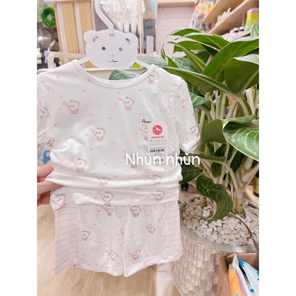 Bộ Avaler cộc tay mẫu mới (sợi tre cải tiến) size 6-9m đến 3-4y