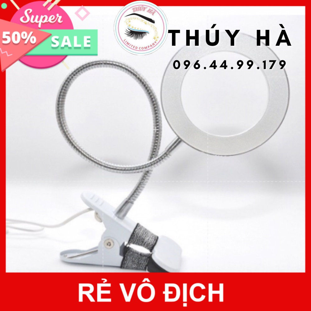Đèn led mini kẹp bàn nối mi, đèn led kẹp bàn làm nail- dụng cụ nối mi