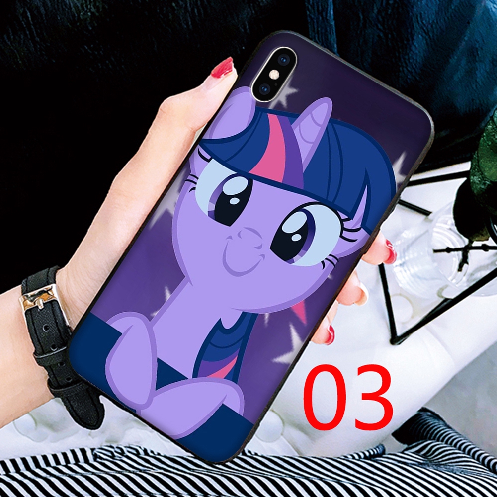 Silicone Ốp Điện Thoại Silicon Hình My Little Pony Cầu Vồng Cho Iphone 12 11 Mini X Xs Xr Pro Max