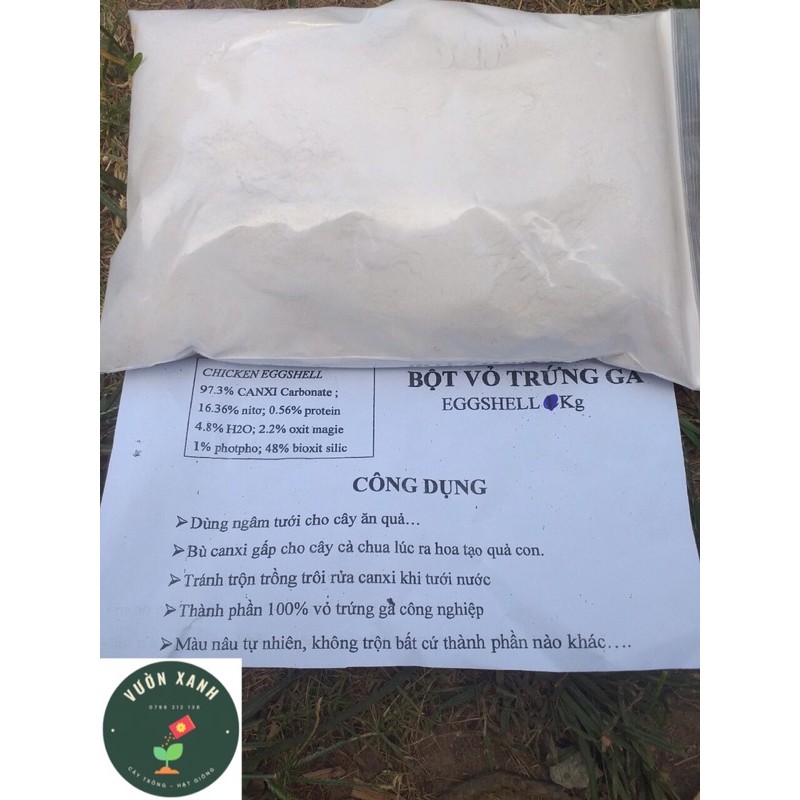 250gr Bột vỏ trứng / Vỏ trứng gà (tặng 300gr Phân cá Hữu cơ khi mua 1kg)
