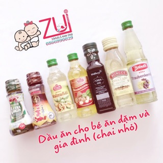 Dầu ăn cho bé ăn dặm và gia đình (chai nhỏ)