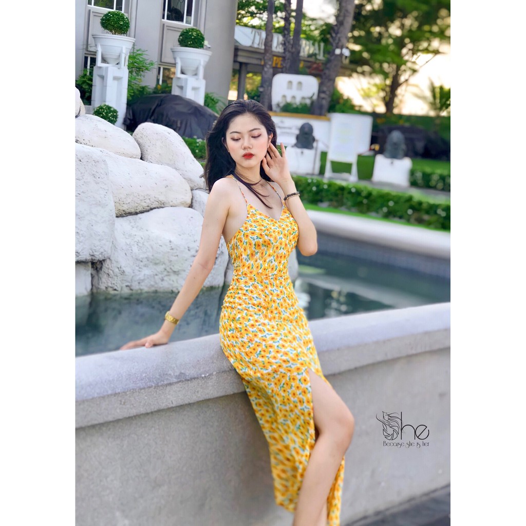 Alva Dress | Đầm maxi đi biển | 2 MÀU | SDX22 | BigBuy360 - bigbuy360.vn