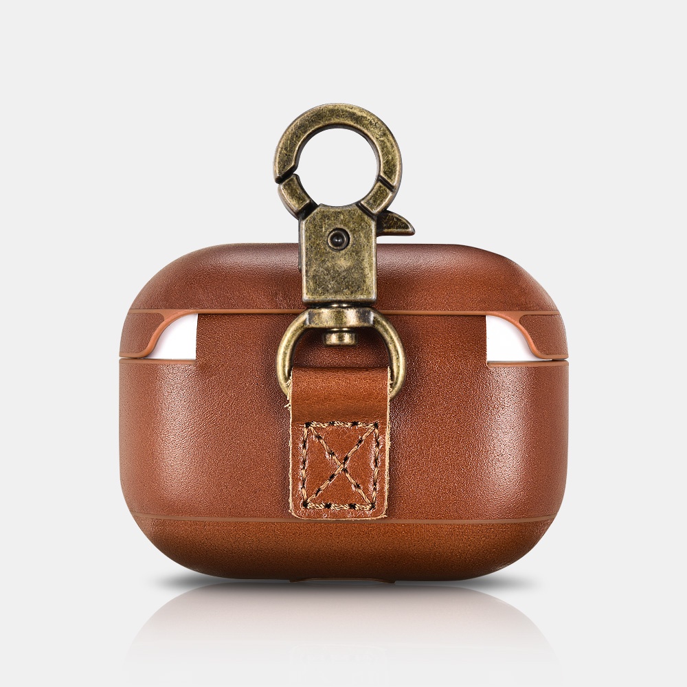 Ốp Airpods Pro iCarer Vintage style with metal hook