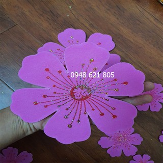 [SALE TẾT] Hoa đào xốp trang trí cửa kính, trang trí tết