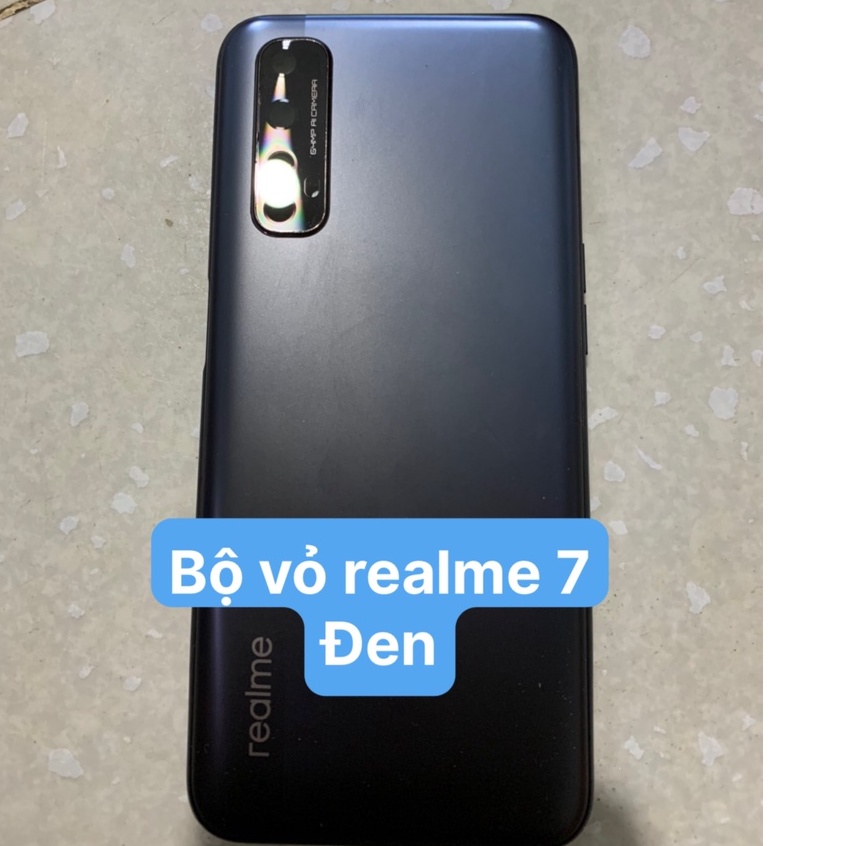 Bộ vỏ zin new Realme 7 ( Bộ gồm lưng, xương, sườn, phím, cụm kính camera)