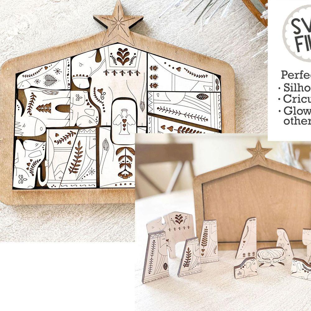 LUOL Đồ trang trí Chúa Jesus Bằng Gỗ Dùng Trang Trí Nhà Cửa