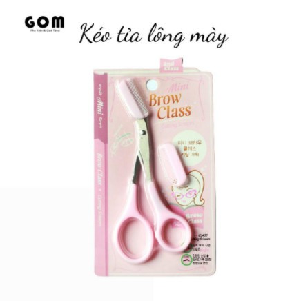 Kéo tỉa lông mày chuyên dụng 2 trong 1 cắt lông mày Mini BrownClass KTLM | BigBuy360 - bigbuy360.vn