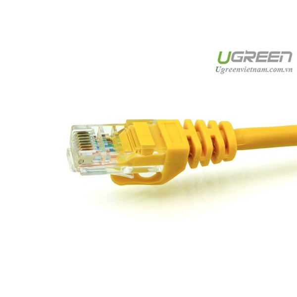 Cáp mạng đúc sẵn Cat5e màu vàng chính hãng Ugreen cao cấp