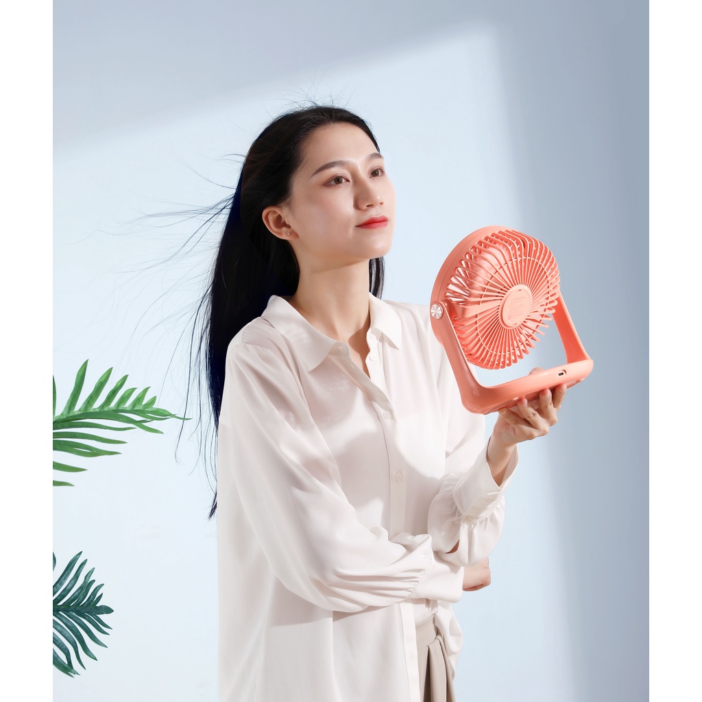 Quạt sạc để bàn YOOBAO F2P Pro 10000mAh/ Chạy 50 tiếng liên tục với 3 mức gió tùy chỉnh