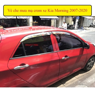 Vè che mưa xe Kia Morning 2005 - 2020, 2021 mạ cao cấp Auto Clover