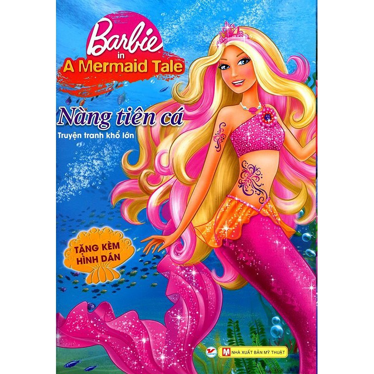 Sách - Barbie - Nàng Tiên Cá - Truyện Tranh Khổ Lớn
