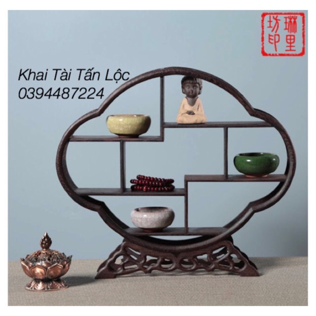 Kệ gỗ mini để tượng trang trí độc đáo tphcm