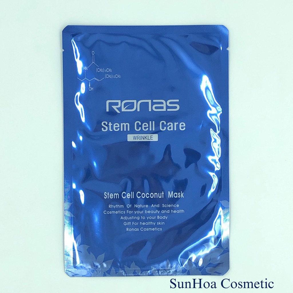 Mặt Nạ Tế Bào Gốc Ronas Stem Cell Coconut Mask (hộp 5 mask)