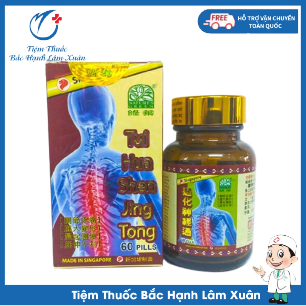 Thoái Hoá Thần Kinh Thống Của Singapore Hộp 60 Viên Giảm Đau Cột Sống Lưng Thoái Hóa Khớp
