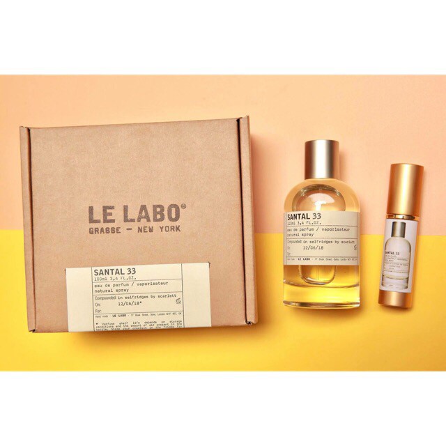 Nước Hoa  Le Labo Santal 33 10ML (MẪU THỬ) - AUTHENTIC (DÙNG CẢ NAM VÀ NỮ )