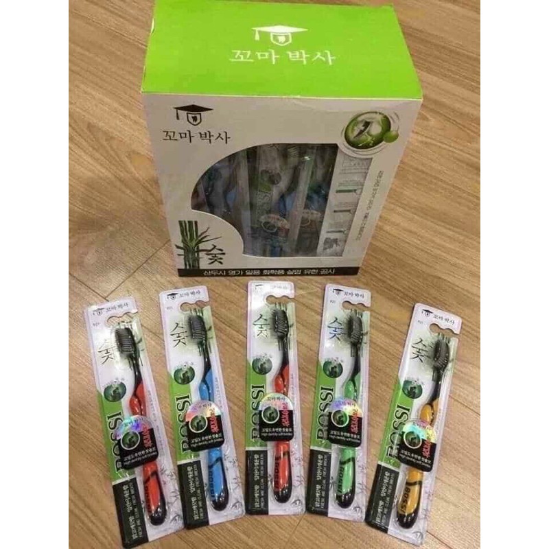 hộp 30 chiếc bàn chải đánh răng than tre hoạt tính 921 bosi