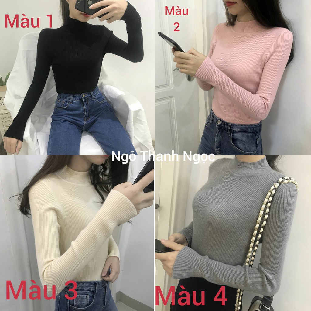 áo len co giãn siêu xinh