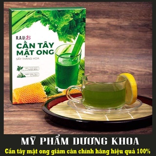 Tặng ly uống - bột cần tây mật ong motree giảm cân loại 14 gói