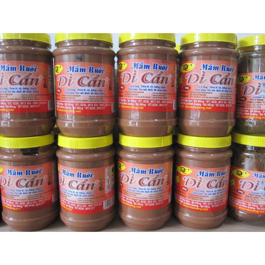 Mắm ruốc Dì Cẩn đặc biệt 500g