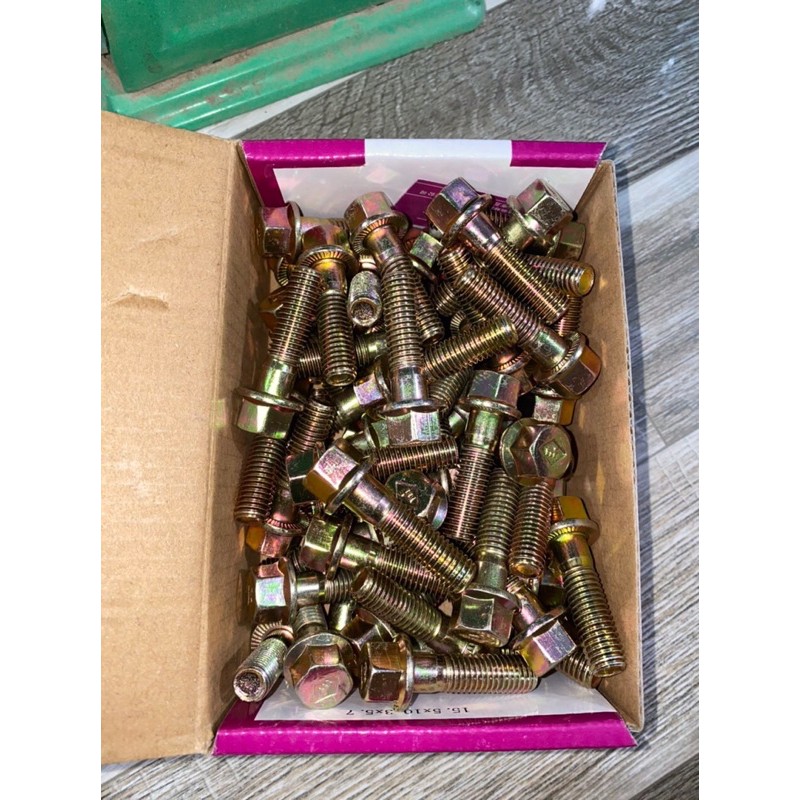 Sản phẩm gia đình làm: 10 con ốc láp phi 10 bắt thẳng 1 đầu ren