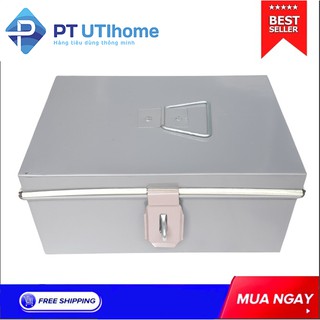 Hòm tôn đựng tiền - PT UTIHOME - hòm tôn nhỏ kích thước 27x18cm