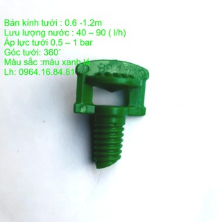 béc bọ ren - 100 béc bọ chân ren 1.5 ly tưới phun mưa