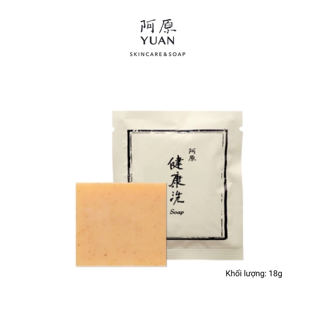 Xà phòng cấp ẩm dưỡng sáng dành cho da khô sạm màu YUAN Đài Loan Đậu Xanh và Ý Dĩ Mung Bean Brightening Soap - 18g