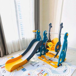 Cầu trượt xích đu hải cẩu Holla cho bé [HÀNG CAO CẤP]
