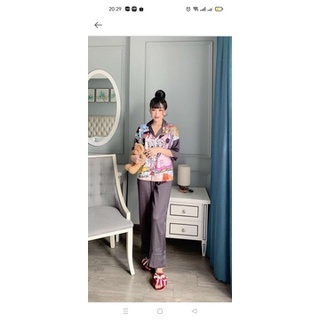 Bộ pizama lụa mã 400