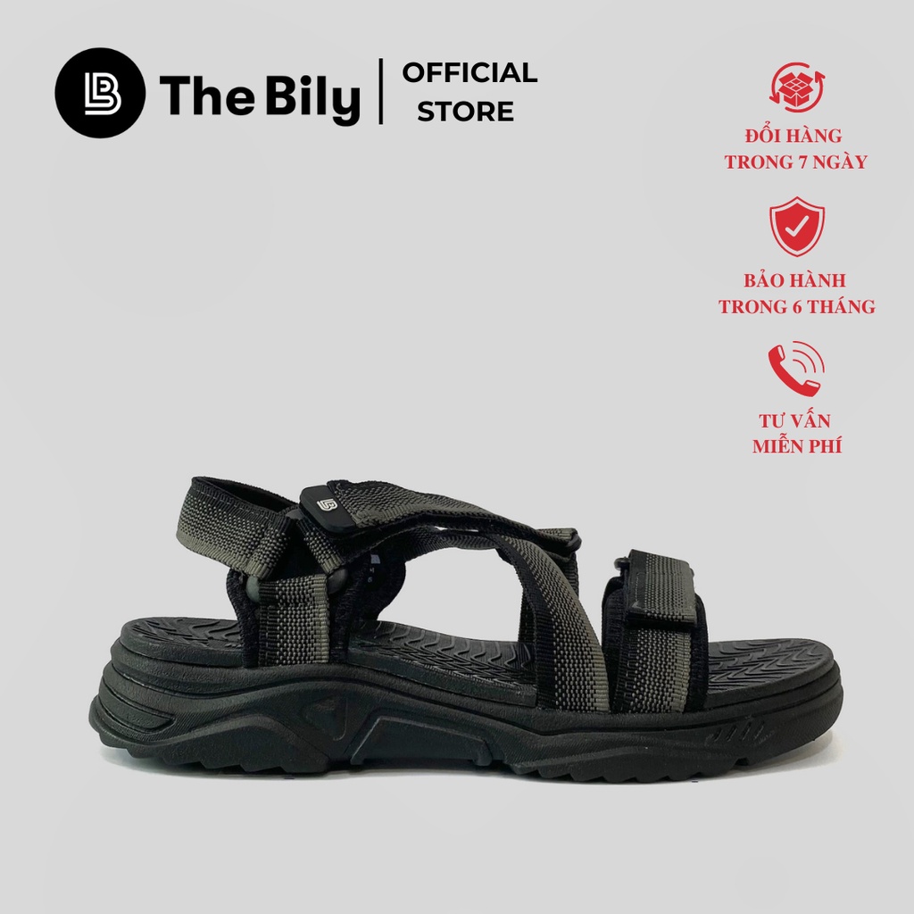 Giày Sandal Nam Nữ Unisex The BiLy Quai Chéo Đôi Dây Dù Đế Phylon Siêu Êm Nhẹ Nhiều Màu-BL02