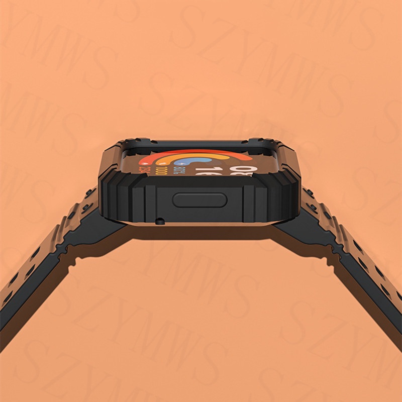 Dây Đeo Silicone 2 Trong 1 Cho Đồng Hồ Thông Minh Redmi Watch 2 Lite 2 / Xiaomi POCO