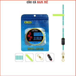 Trục câu đài, trục câu đài buộc sẵn cước câu cá câu đơn tàng hình cao cấp