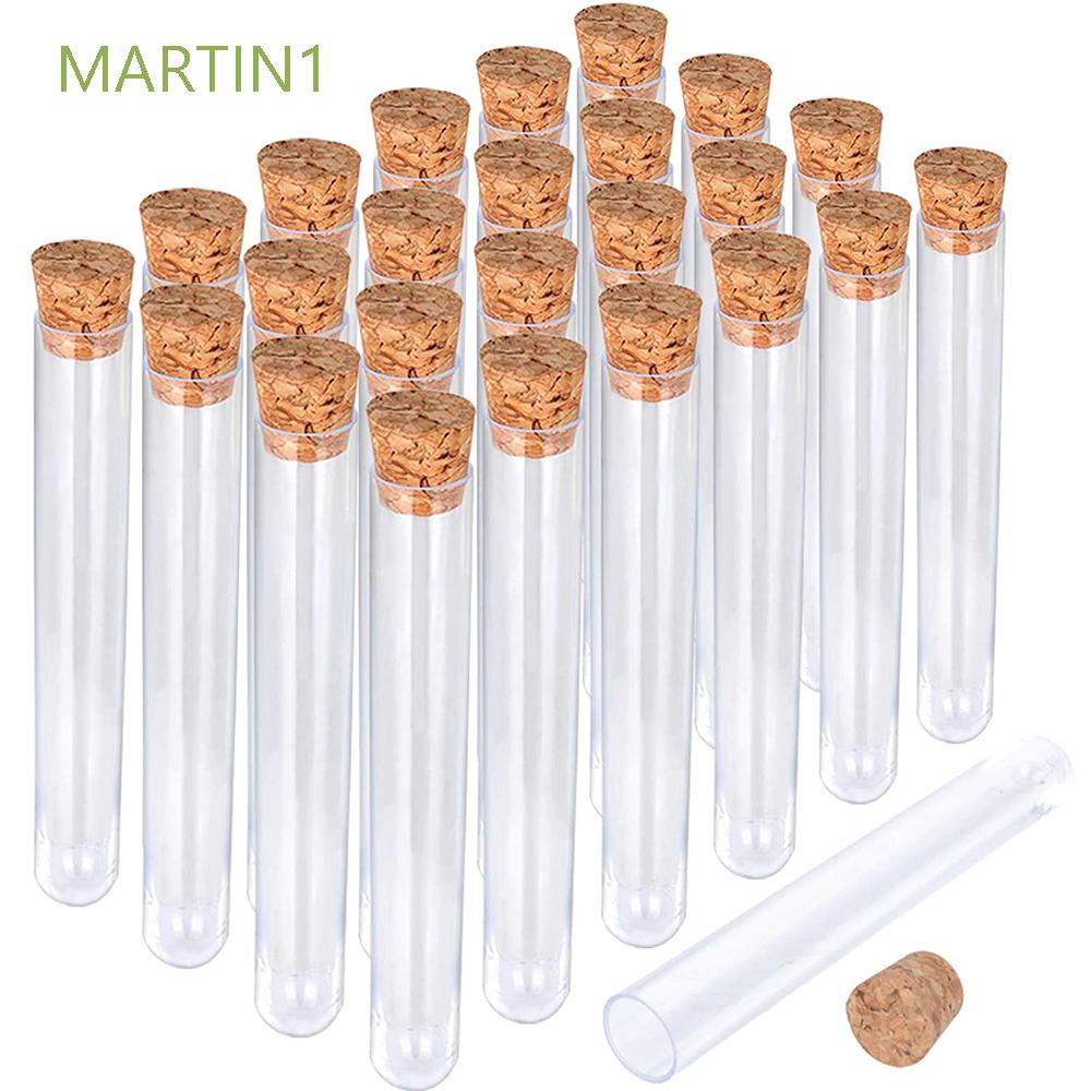 Set 20 ống nhựa trong suốt có nắp đậy làm quà tặng đám cưới giáng sinh Halloween đồ dùng thí nghiệm khoa học