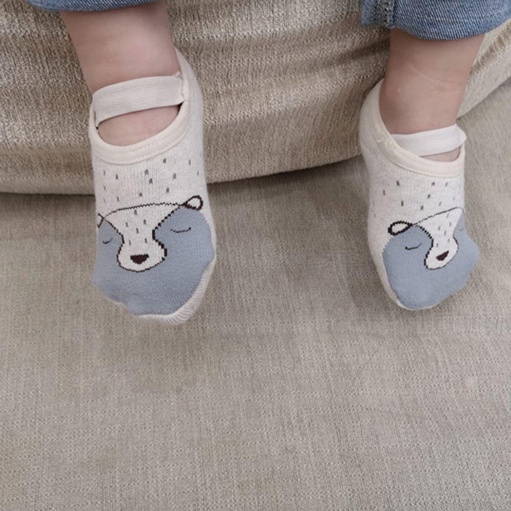 Vớ Cotton Giữ Ấm Chống Trượt Cho Bé Tập Đi