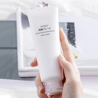 Sữa rửa mặt Muji Face Soap Moisture 120g Nhật Bản