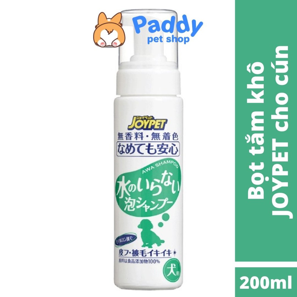 Bọt Tắm Khô Dịu Nhẹ Cho CHÓ JoyPet Dog 200ml