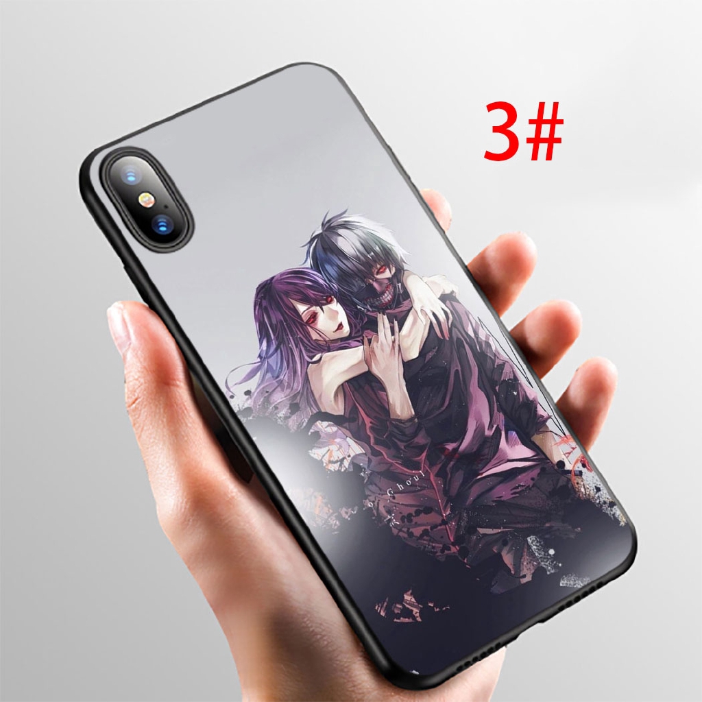 Ốp điện thoại hình hoạt hình Tokyo Ghoul cho iPhone XS Max XR 10 X 7 8 Plus 6s 5s